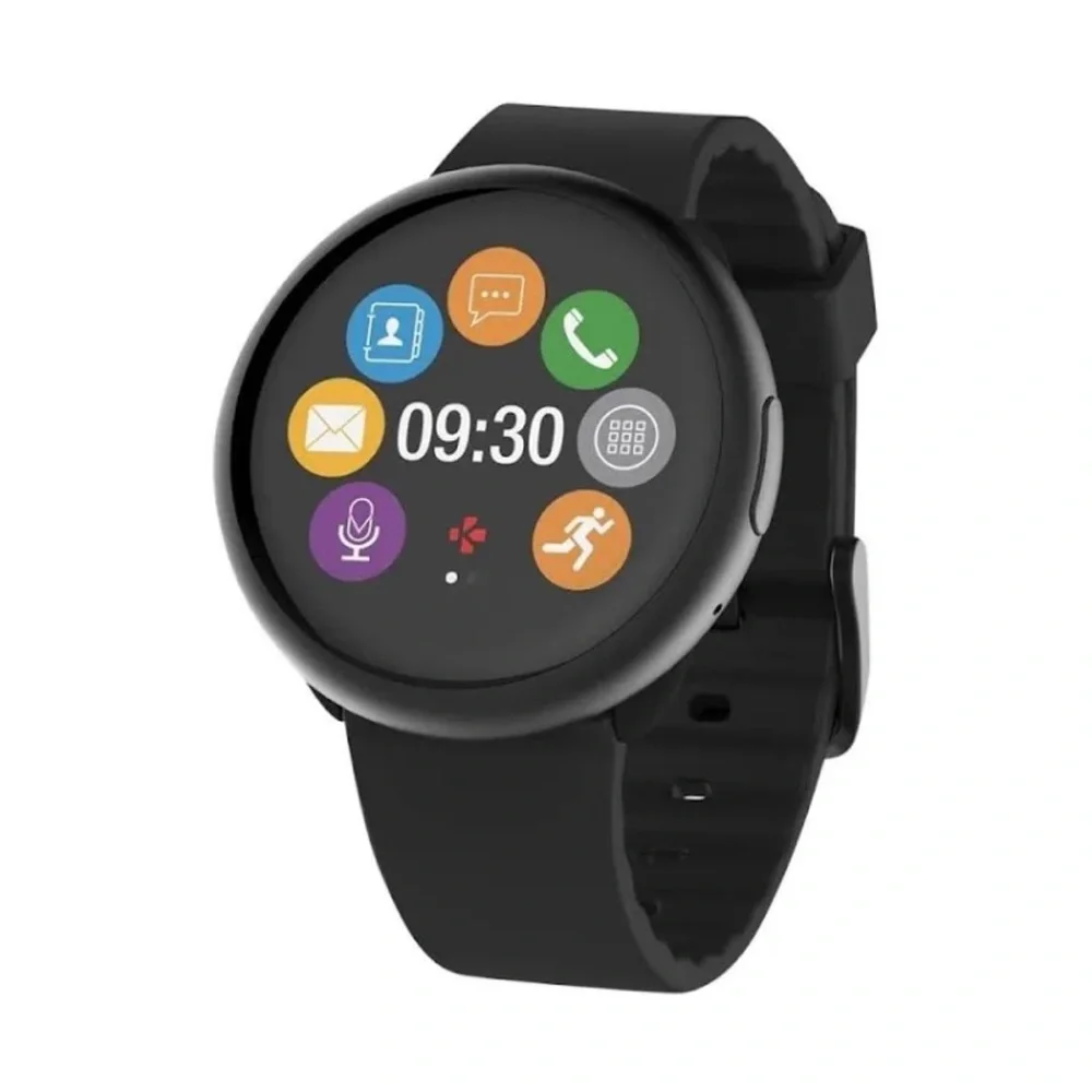 MyKronoz ZeRound2 Certified Refurbished Black Bluetooth Touchscreen Smart Watch